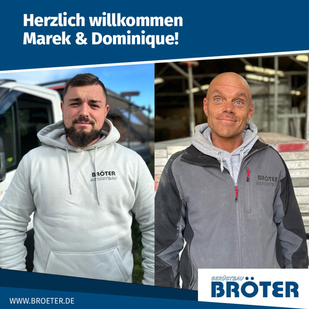 Herzlich willkommen Marek & Dominique!